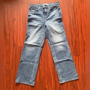 AYR Blue Straight Leg Jeans with Natural Fading